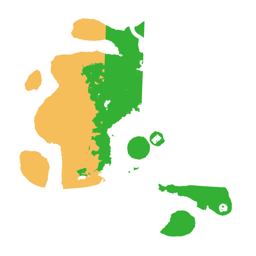 Biome Rust Map: Procedural Map, Size: 3000, Seed: 20119632