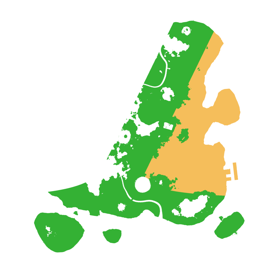 Biome Rust Map: Procedural Map, Size: 3100, Seed: 132653358