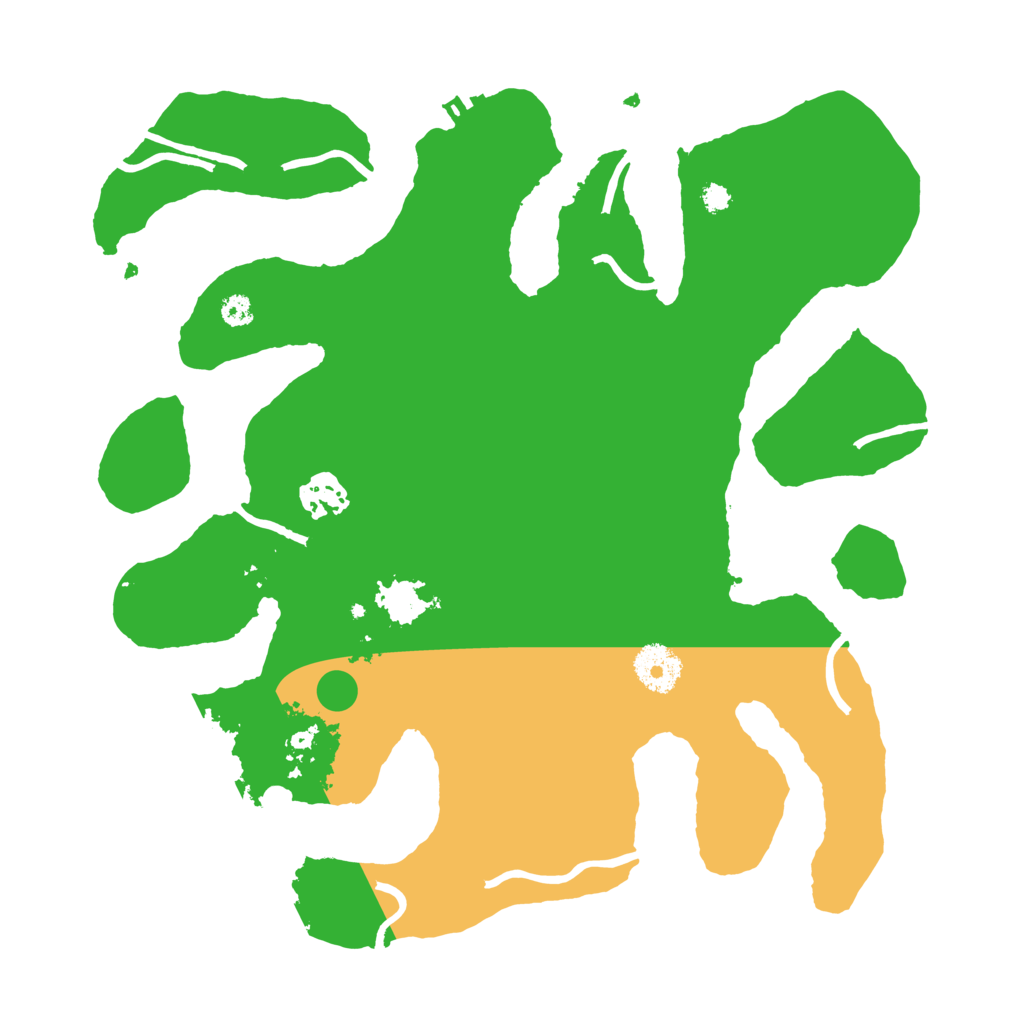 Biome Rust Map: Procedural Map, Size: 3300, Seed: 23232323