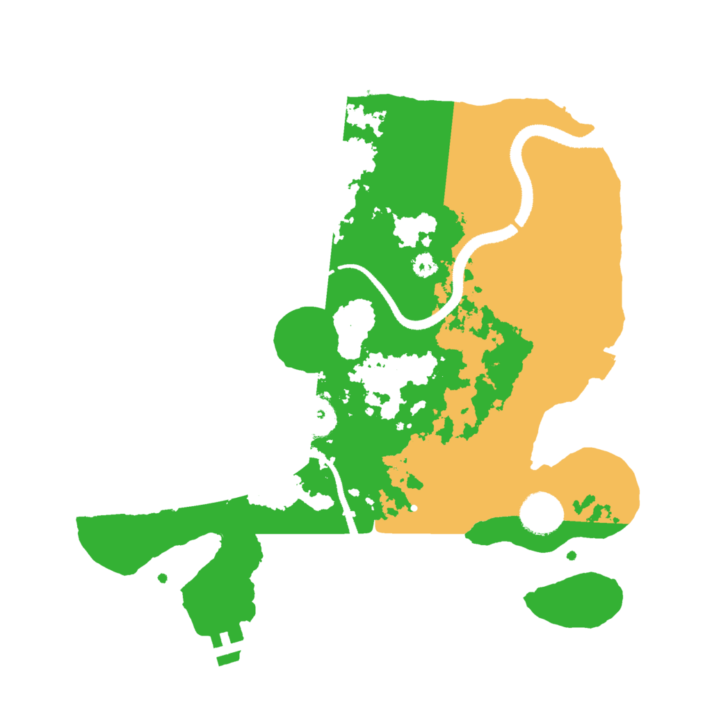 Biome Rust Map: Procedural Map, Size: 3000, Seed: 506413