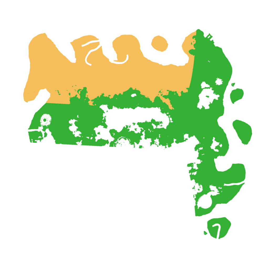 Biome Rust Map: Procedural Map, Size: 3500, Seed: 356986