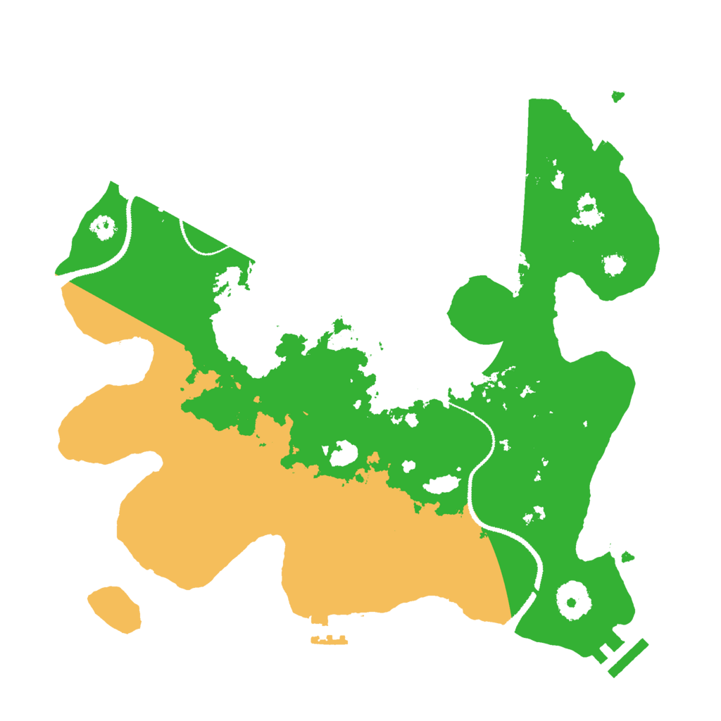 Biome Rust Map: Procedural Map, Size: 3000, Seed: 322467