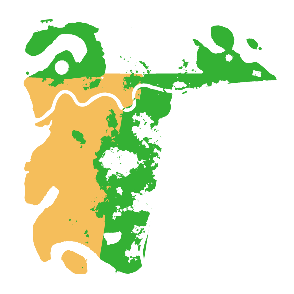 Biome Rust Map: Procedural Map, Size: 3700, Seed: 434336169