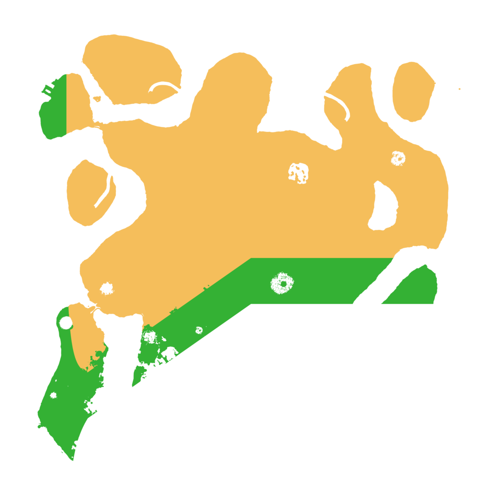 Biome Rust Map: Procedural Map, Size: 3500, Seed: 961636165