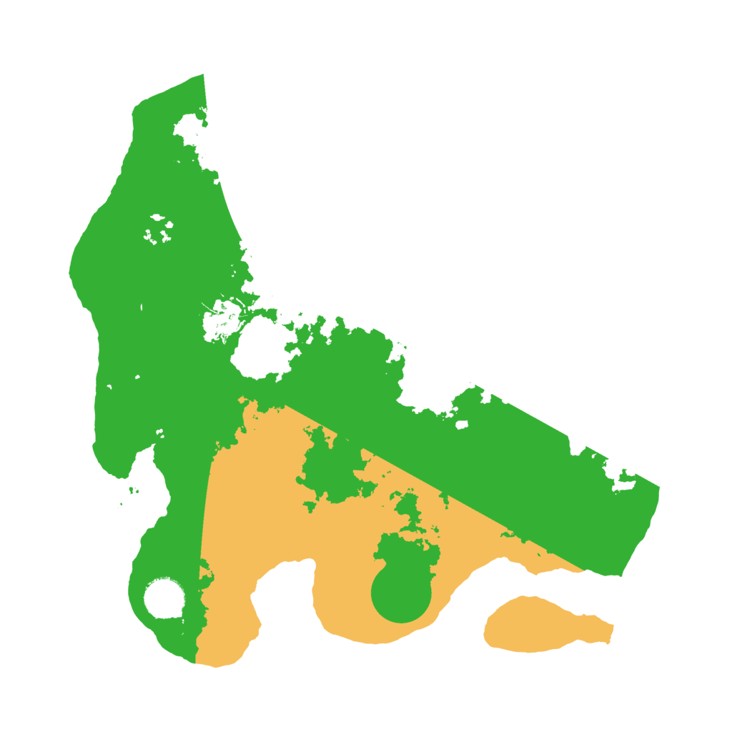 Biome Rust Map: Barren, Size: 3200, Seed: 121315421