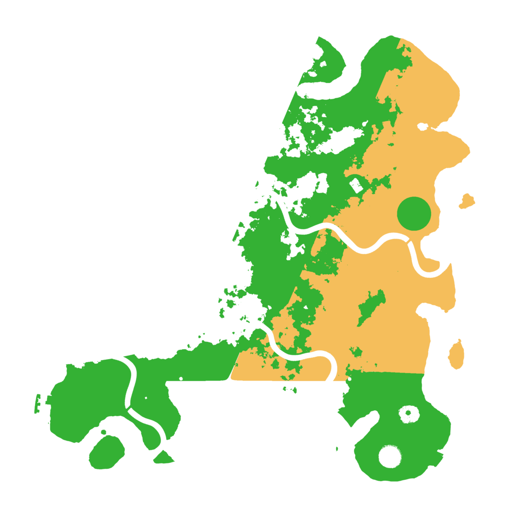 Biome Rust Map: Procedural Map, Size: 3950, Seed: 1690694329