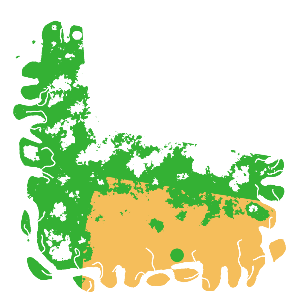 Biome Rust Map: Procedural Map, Size: 6000, Seed: 6841982