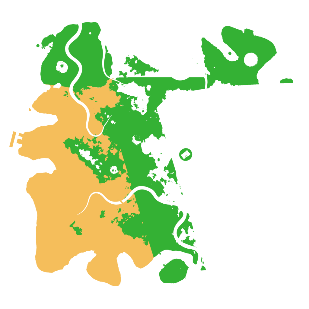 Biome Rust Map: Procedural Map, Size: 3950, Seed: 91890157