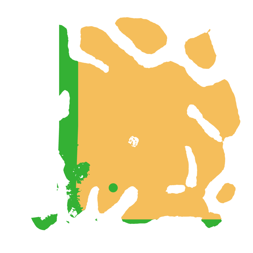 Biome Rust Map: Barren, Size: 3700, Seed: 243476496