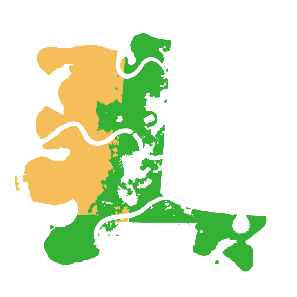 Biome Rust Map: Procedural Map, Size: 3000, Seed: 189961