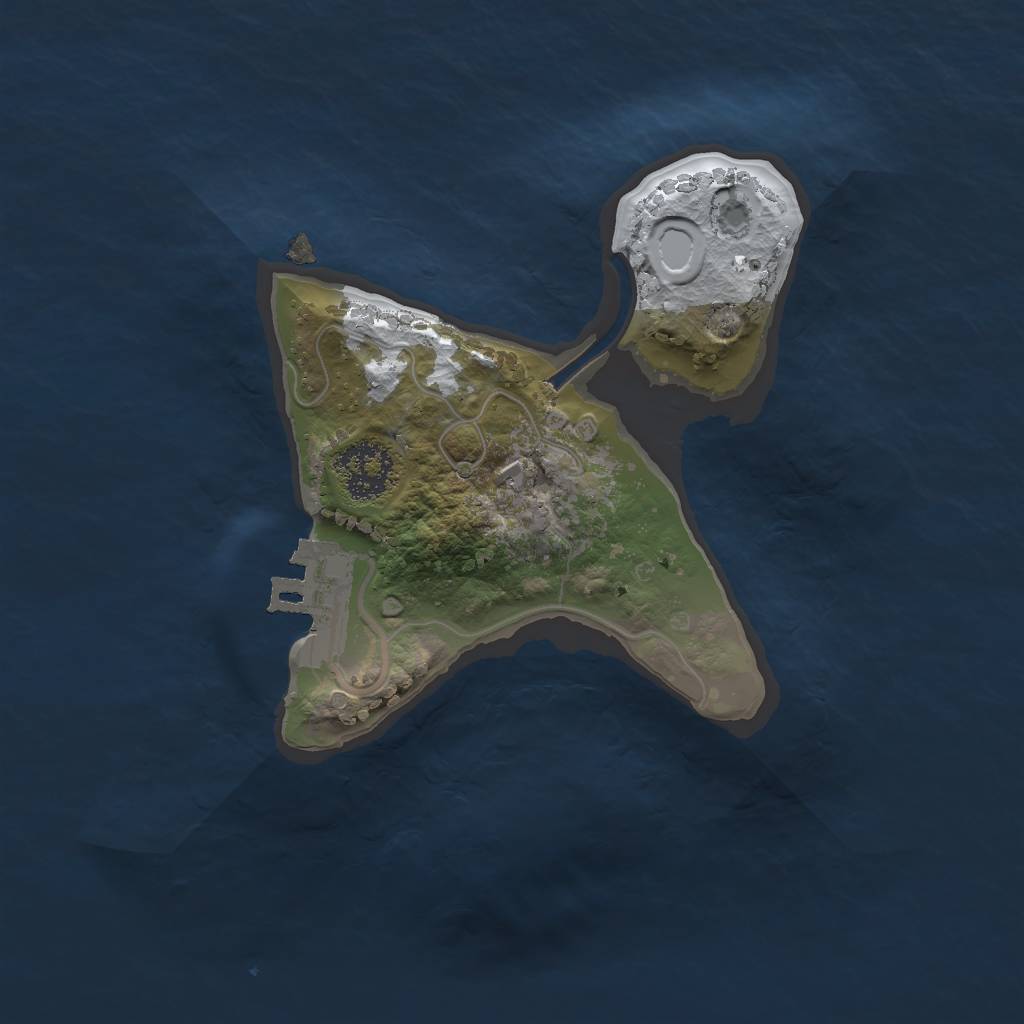 Rust Map: Procedural Map, Size: 1780, Seed: 1008649030, 6 Monuments