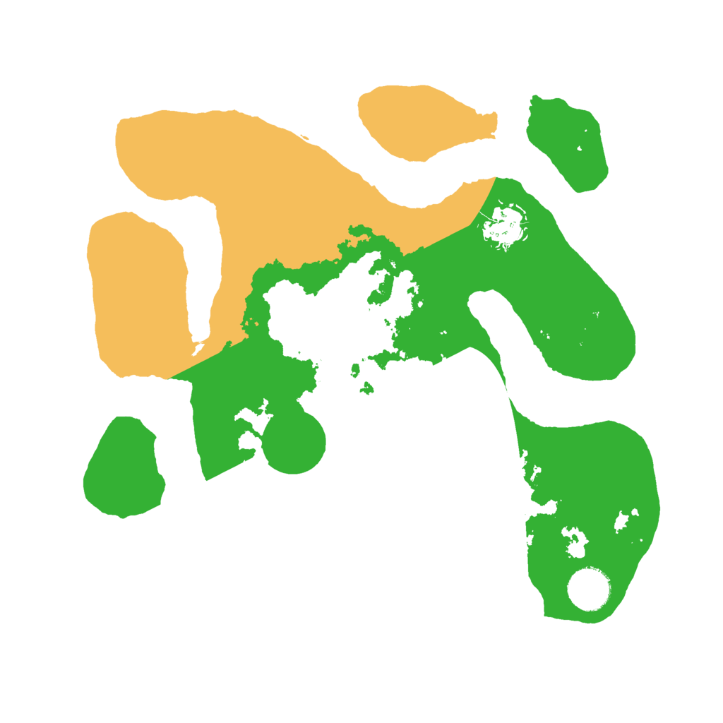 Biome Rust Map: Barren, Size: 3000, Seed: 1041621396