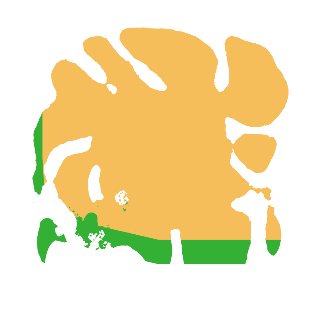 Biome Rust Map: Barren, Size: 3500, Seed: 1602256577