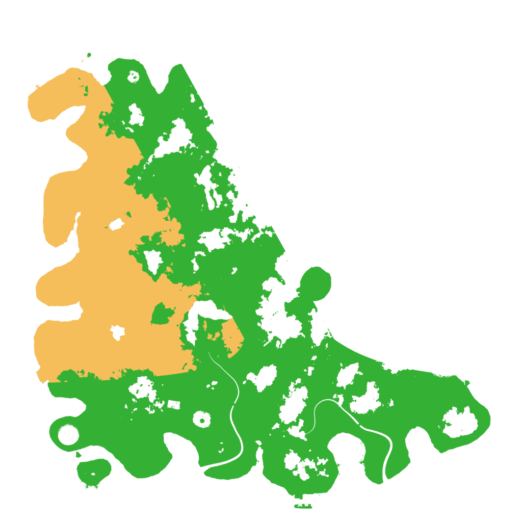 Biome Rust Map: Procedural Map, Size: 4500, Seed: 320574288