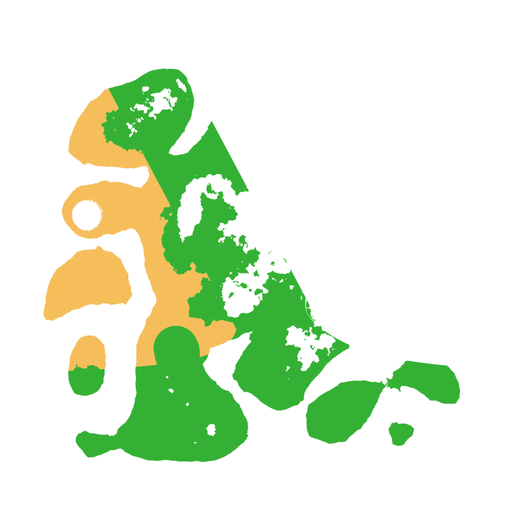 Biome Rust Map: Barren, Size: 3000, Seed: 1477067521