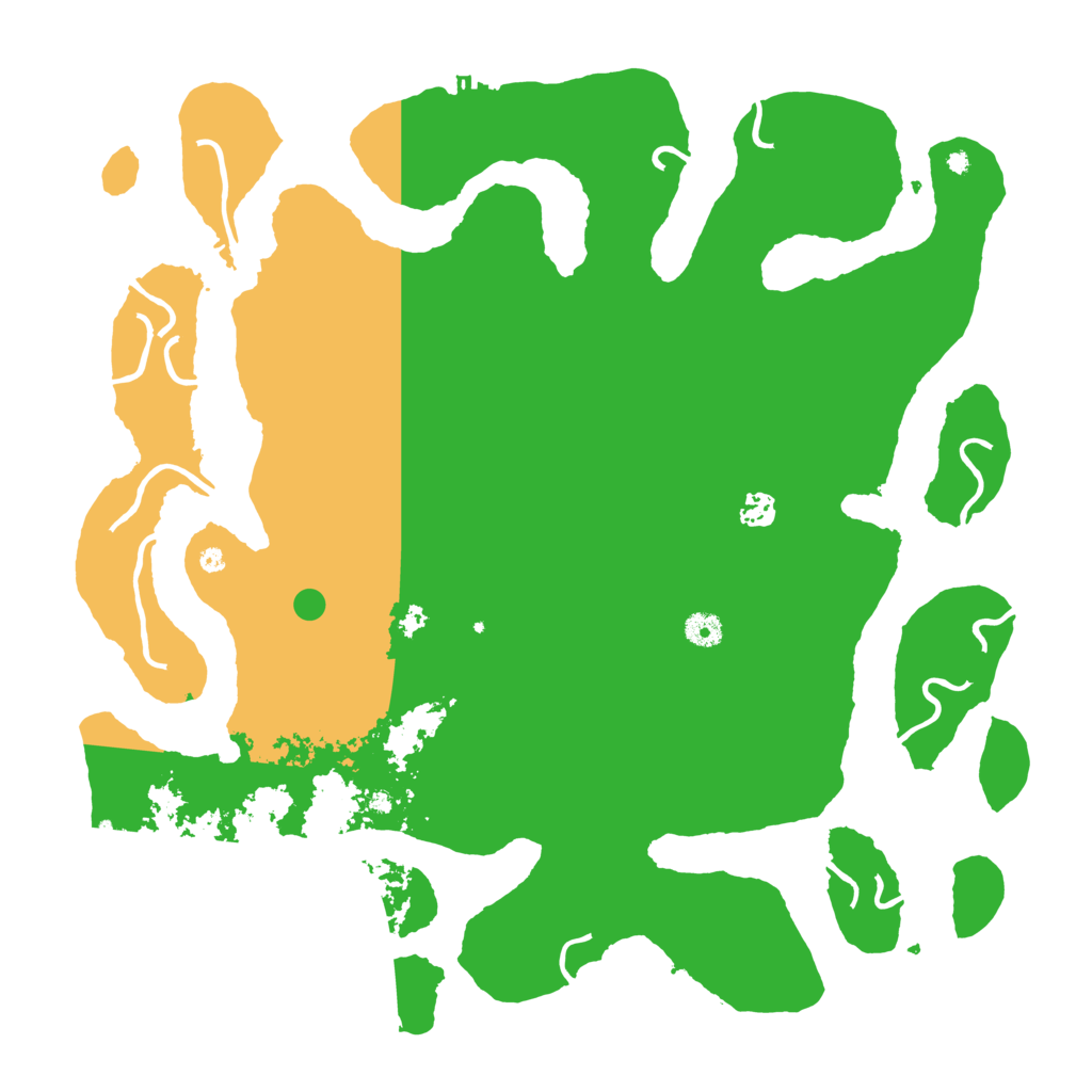 Biome Rust Map: Procedural Map, Size: 4500, Seed: 11105