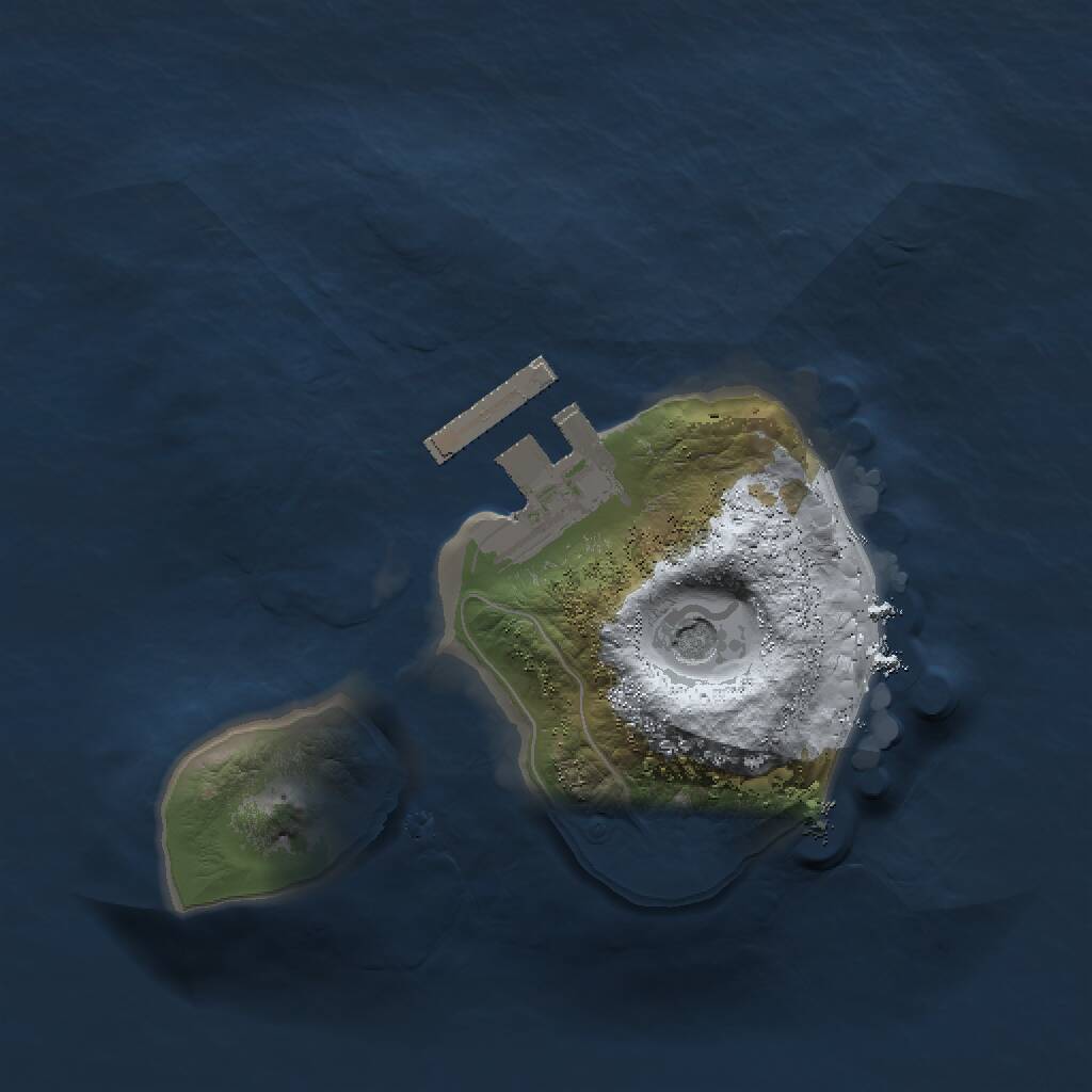 Rust Map: Procedural Map, Size: 1500, Seed: 9284046, 3 Monuments