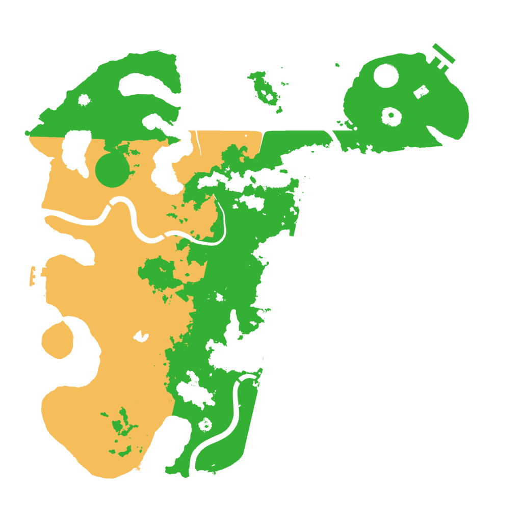 Biome Rust Map: Procedural Map, Size: 4000, Seed: 721082021