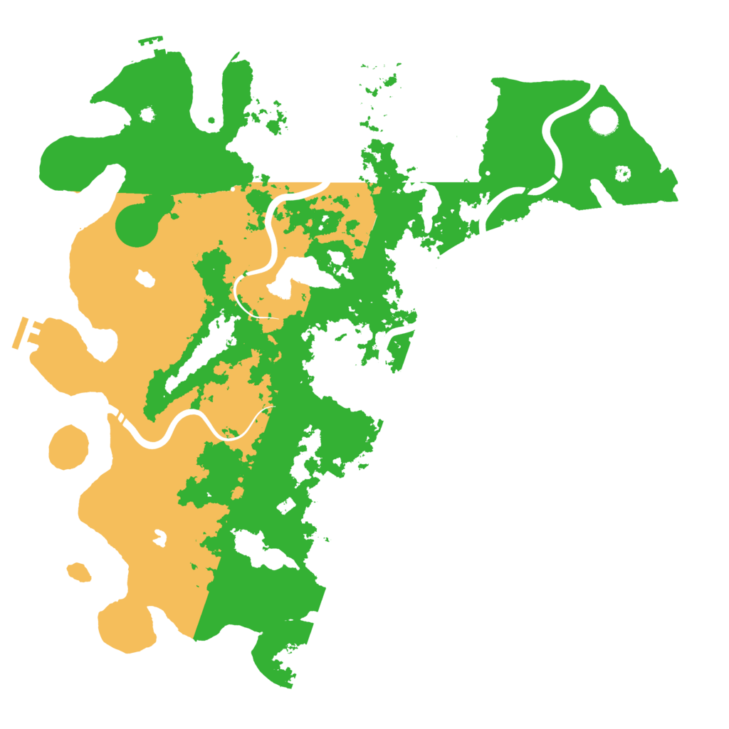 Biome Rust Map: Procedural Map, Size: 4500, Seed: 980054644