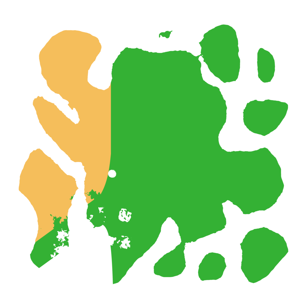 Biome Rust Map: Barren, Size: 3500, Seed: 606