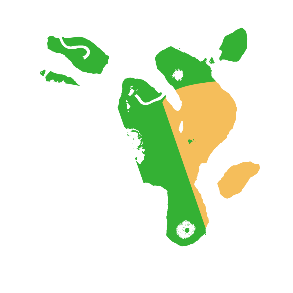 Biome Rust Map: Procedural Map, Size: 2500, Seed: 4260