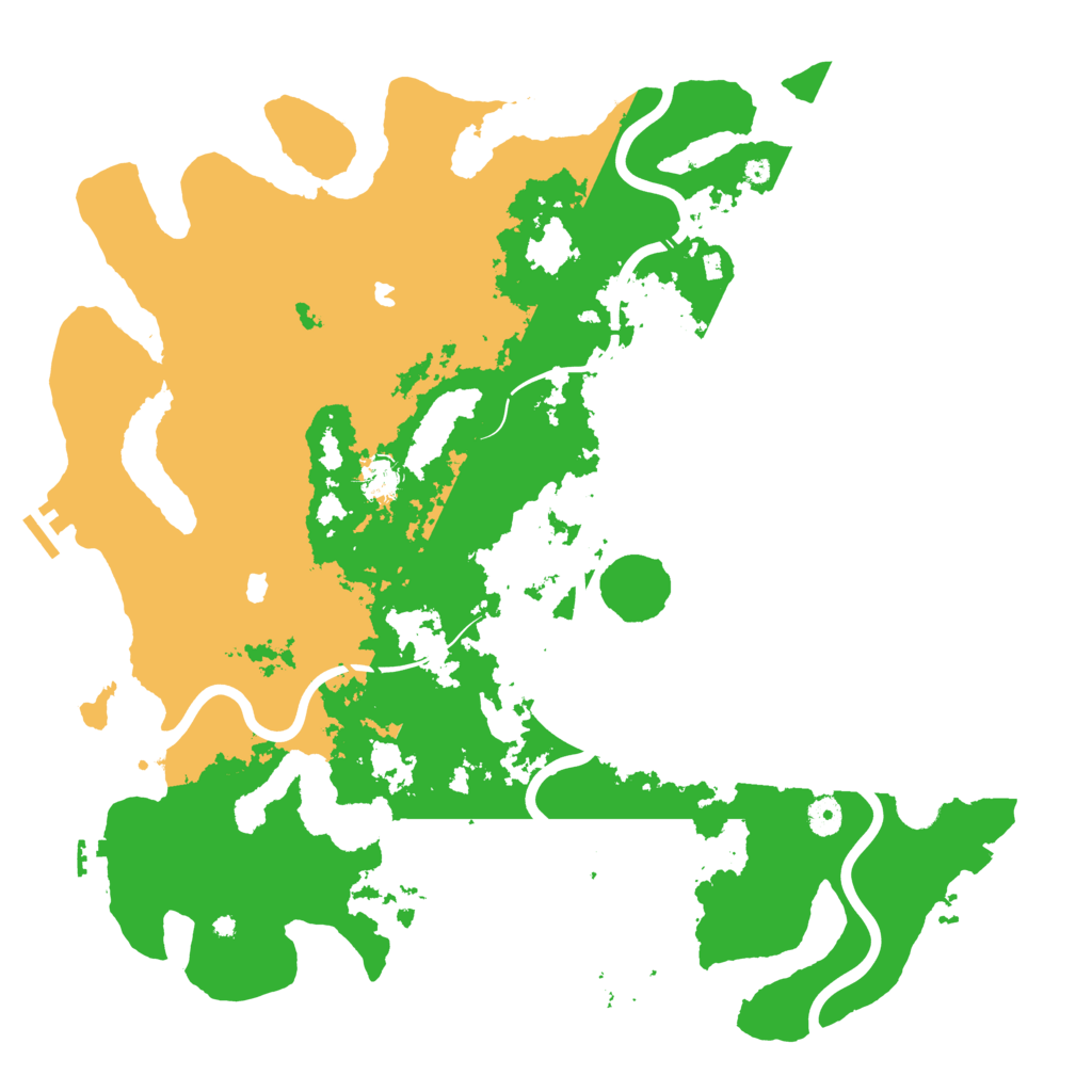 Biome Rust Map: Procedural Map, Size: 4500, Seed: 6578574