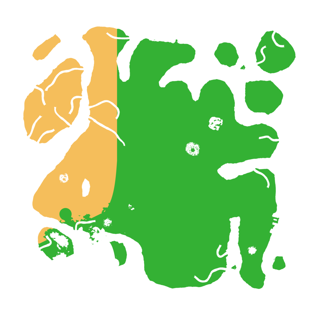 Biome Rust Map: Procedural Map, Size: 3500, Seed: 318704106