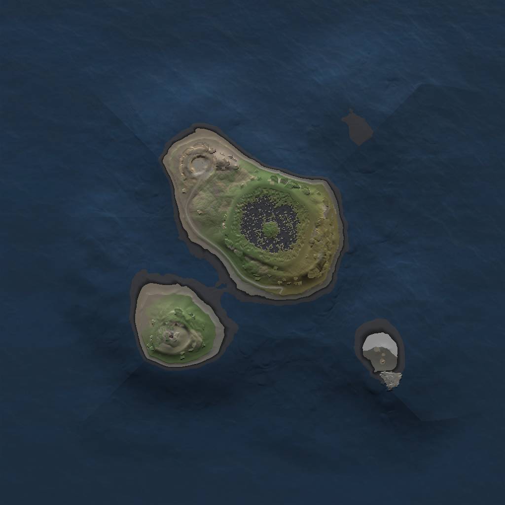 Rust Map: Procedural Map, Size: 1300, Seed: 9139427, 6 Monuments