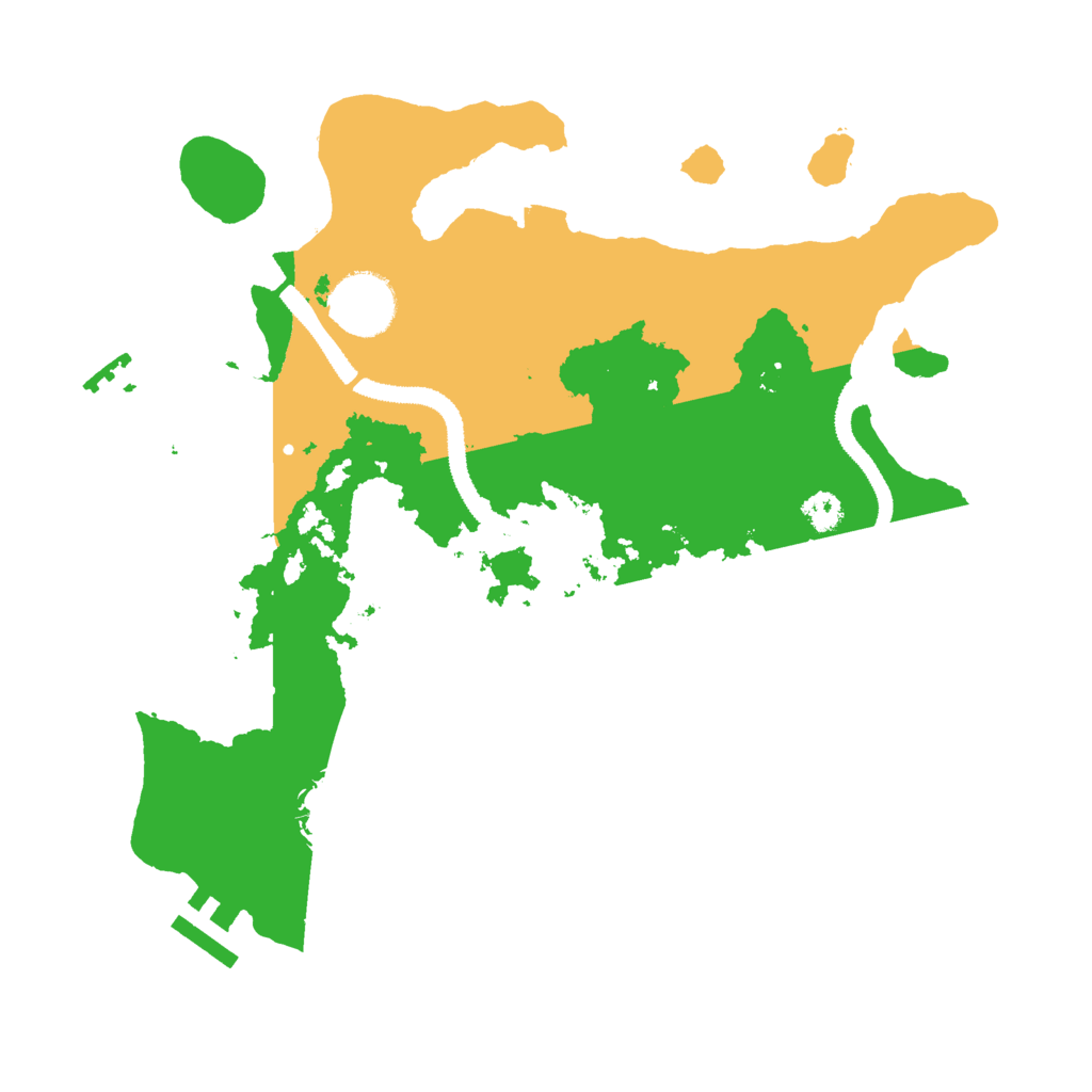 Biome Rust Map: Procedural Map, Size: 3000, Seed: 24122019