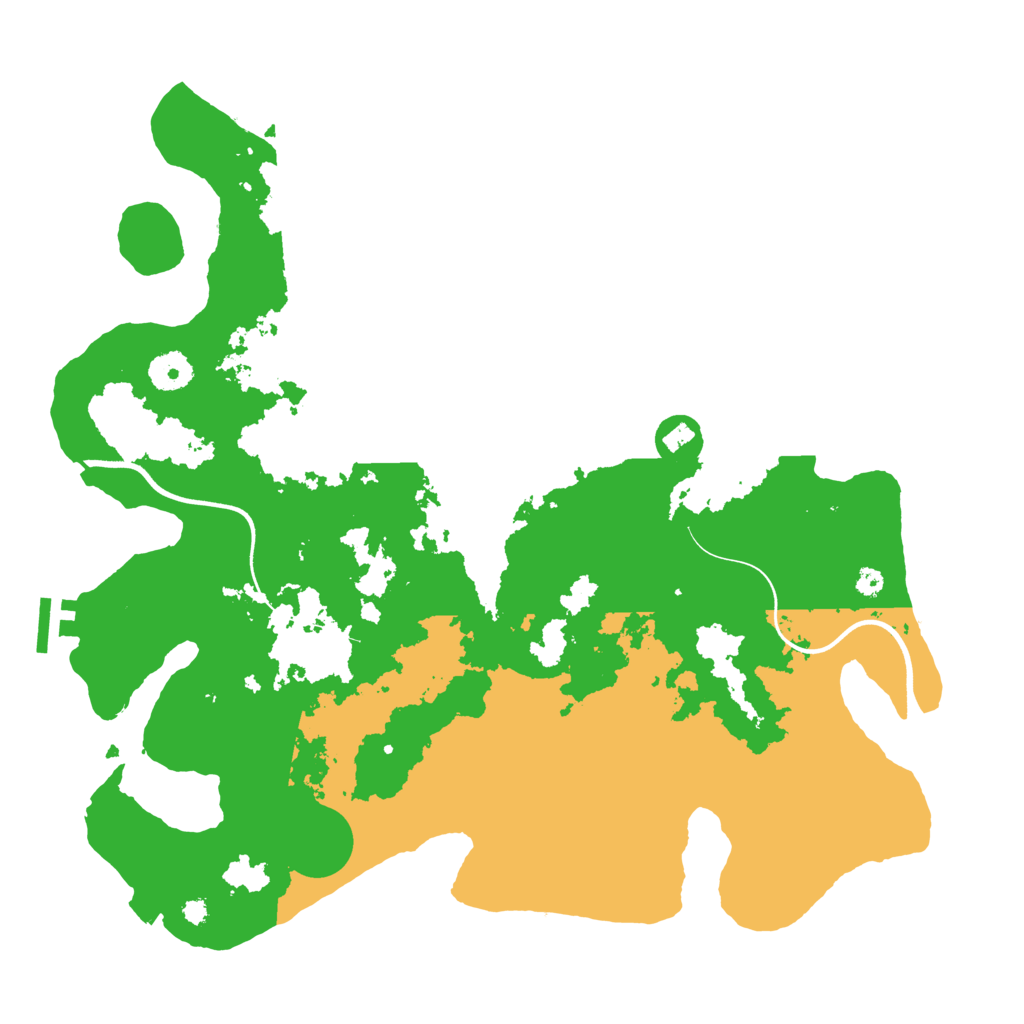 Biome Rust Map: Procedural Map, Size: 3750, Seed: 5244045