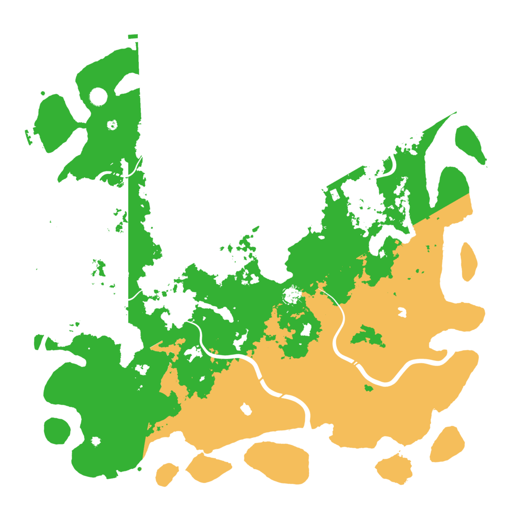 Biome Rust Map: Procedural Map, Size: 5000, Seed: 5005