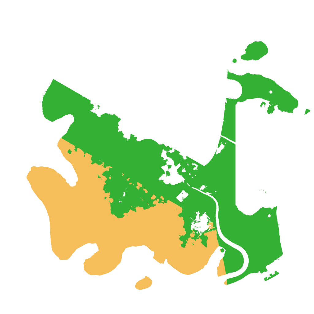 Biome Rust Map: Procedural Map, Size: 3000, Seed: 981480527