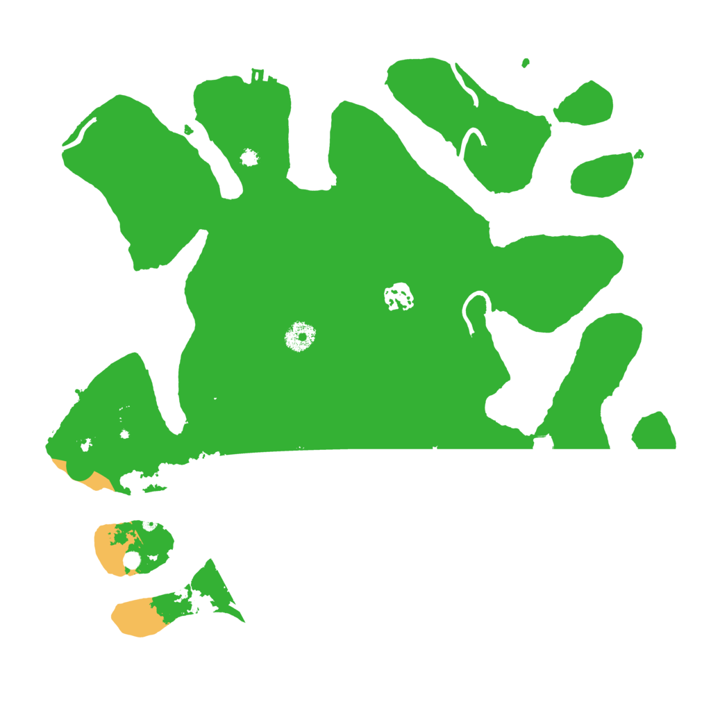 Biome Rust Map: Procedural Map, Size: 3600, Seed: 910455261