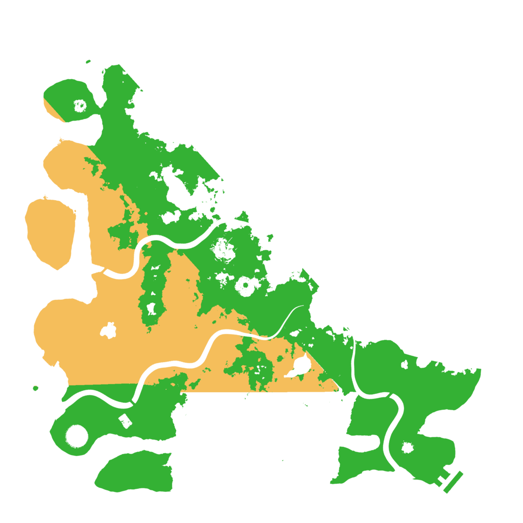 Biome Rust Map: Procedural Map, Size: 4100, Seed: 54889977