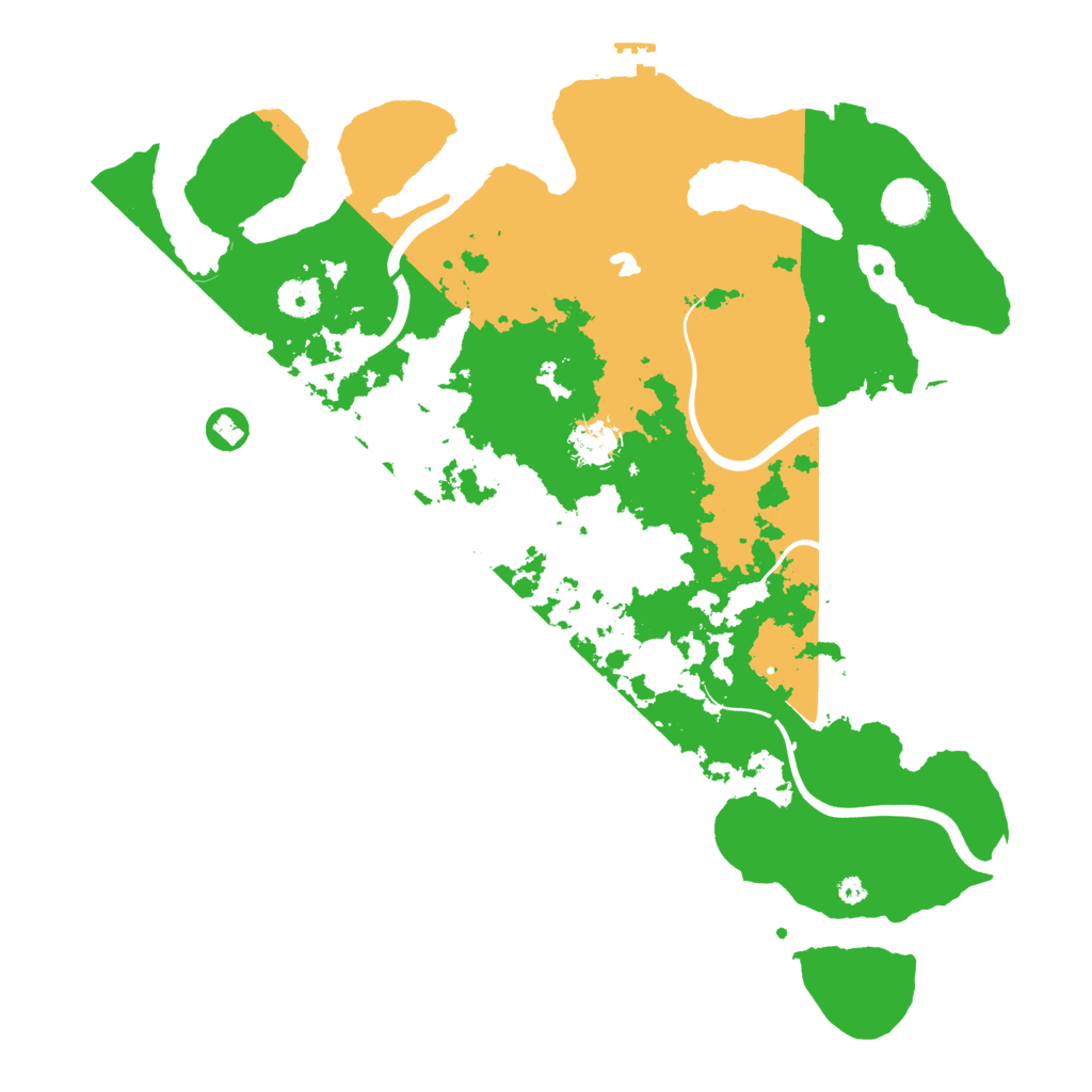 Biome Rust Map: Procedural Map, Size: 4000, Seed: 975