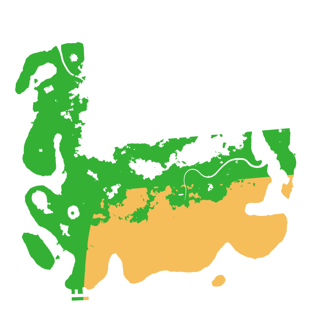 Biome Rust Map: Procedural Map, Size: 3700, Seed: 589318928