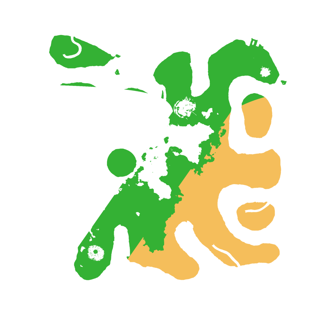 Biome Rust Map: Procedural Map, Size: 3000, Seed: 193468