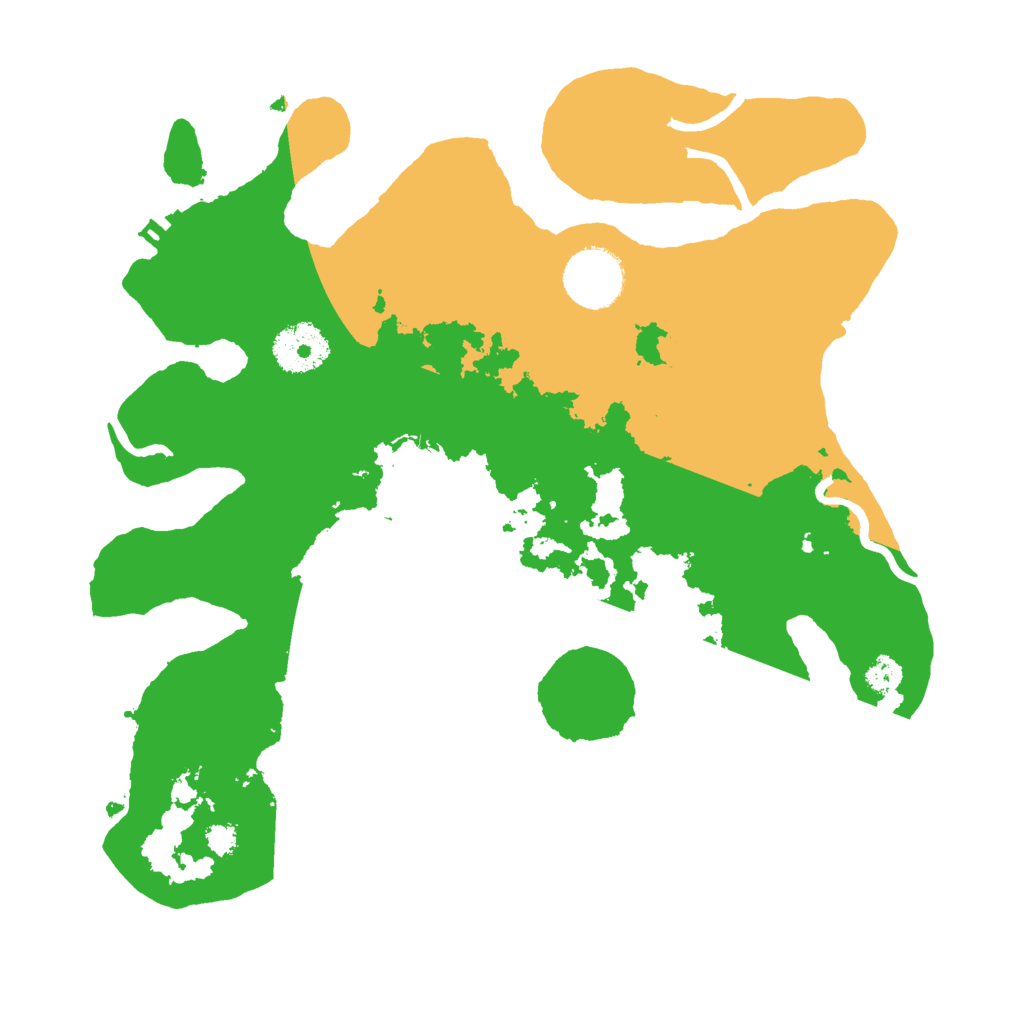 Biome Rust Map: Procedural Map, Size: 3000, Seed: 297618