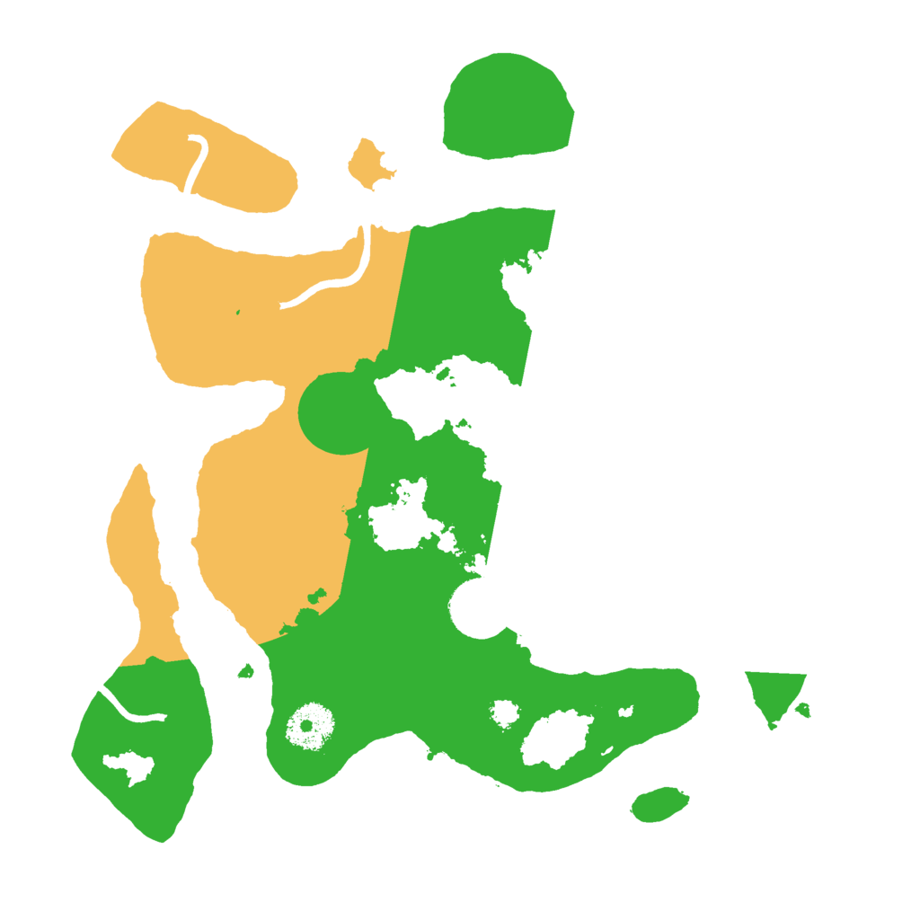 Biome Rust Map: Procedural Map, Size: 3000, Seed: 434925