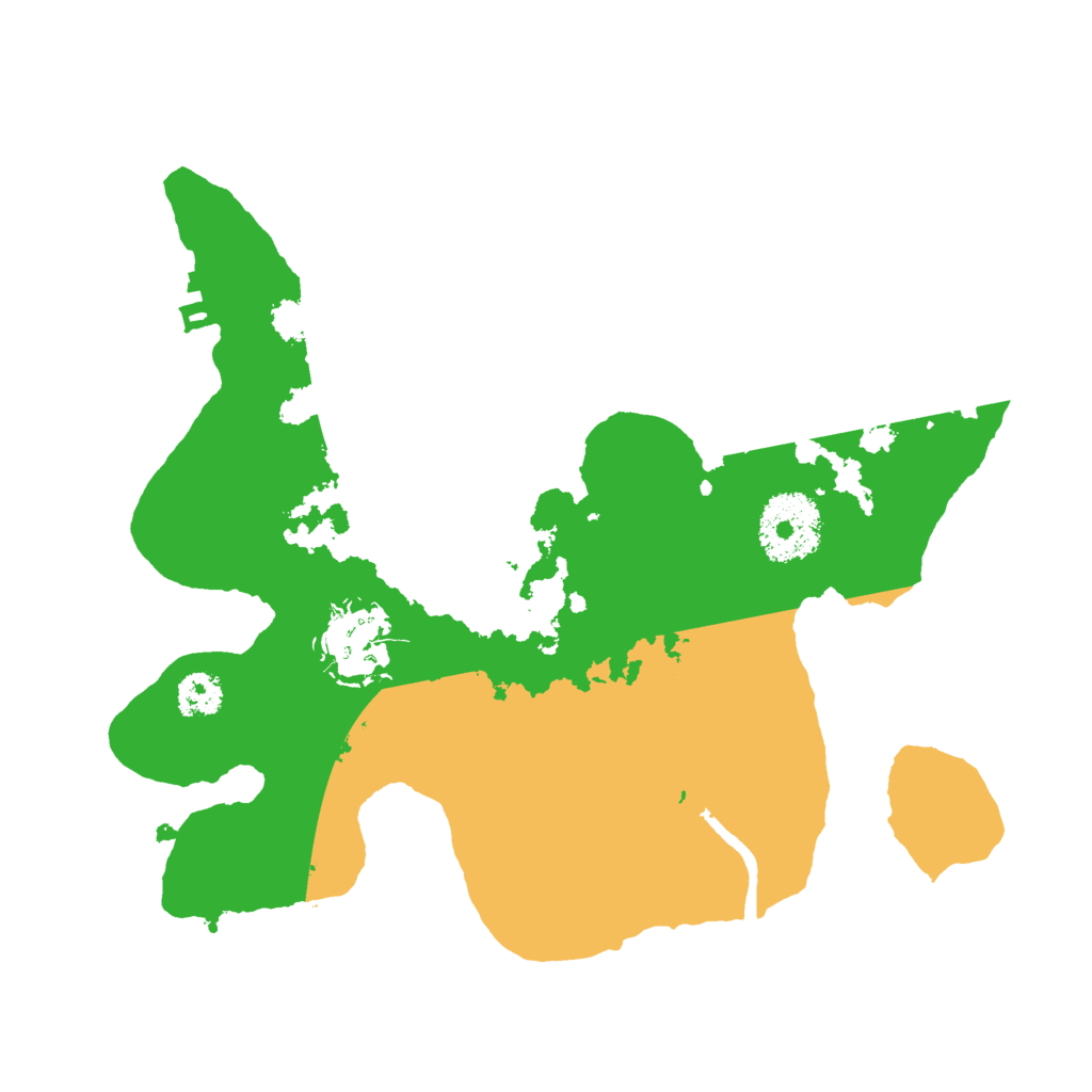 Biome Rust Map: Procedural Map, Size: 2500, Seed: 1393631742