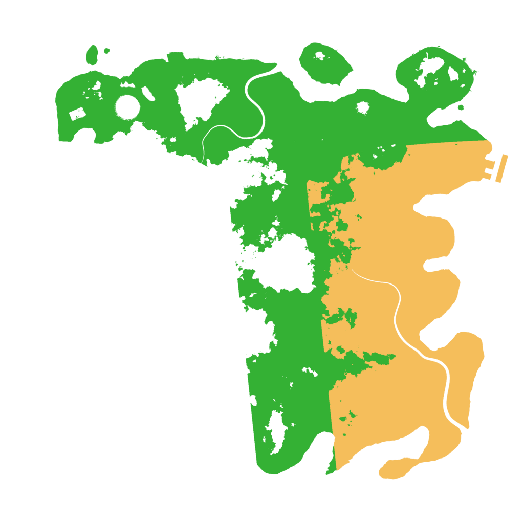 Biome Rust Map: Procedural Map, Size: 3750, Seed: 6099