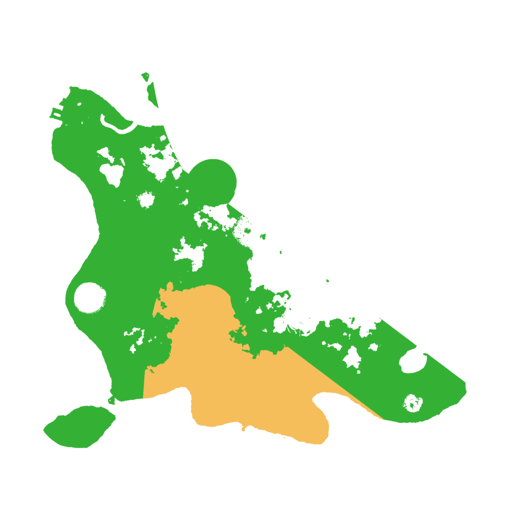 Biome Rust Map: Procedural Map, Size: 3000, Seed: 799789661
