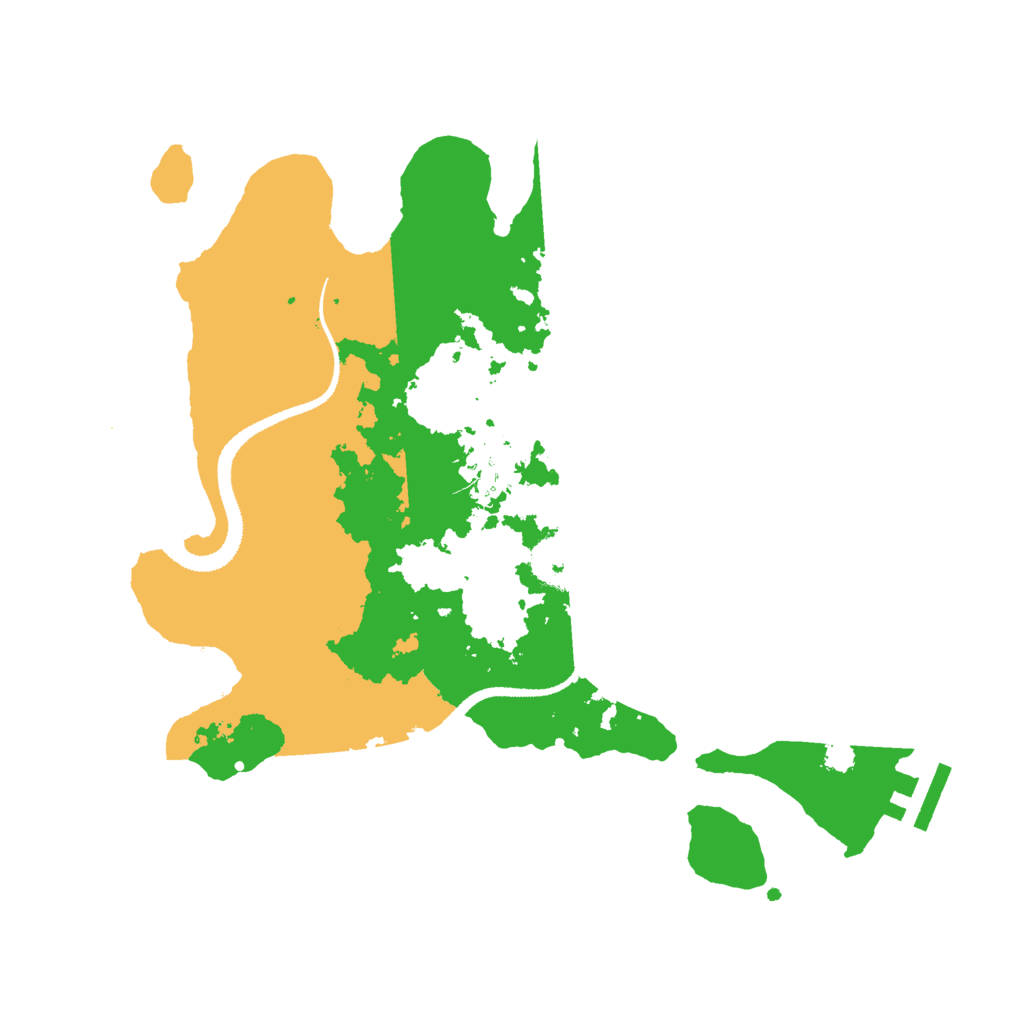 Biome Rust Map: Procedural Map, Size: 3000, Seed: 1624960