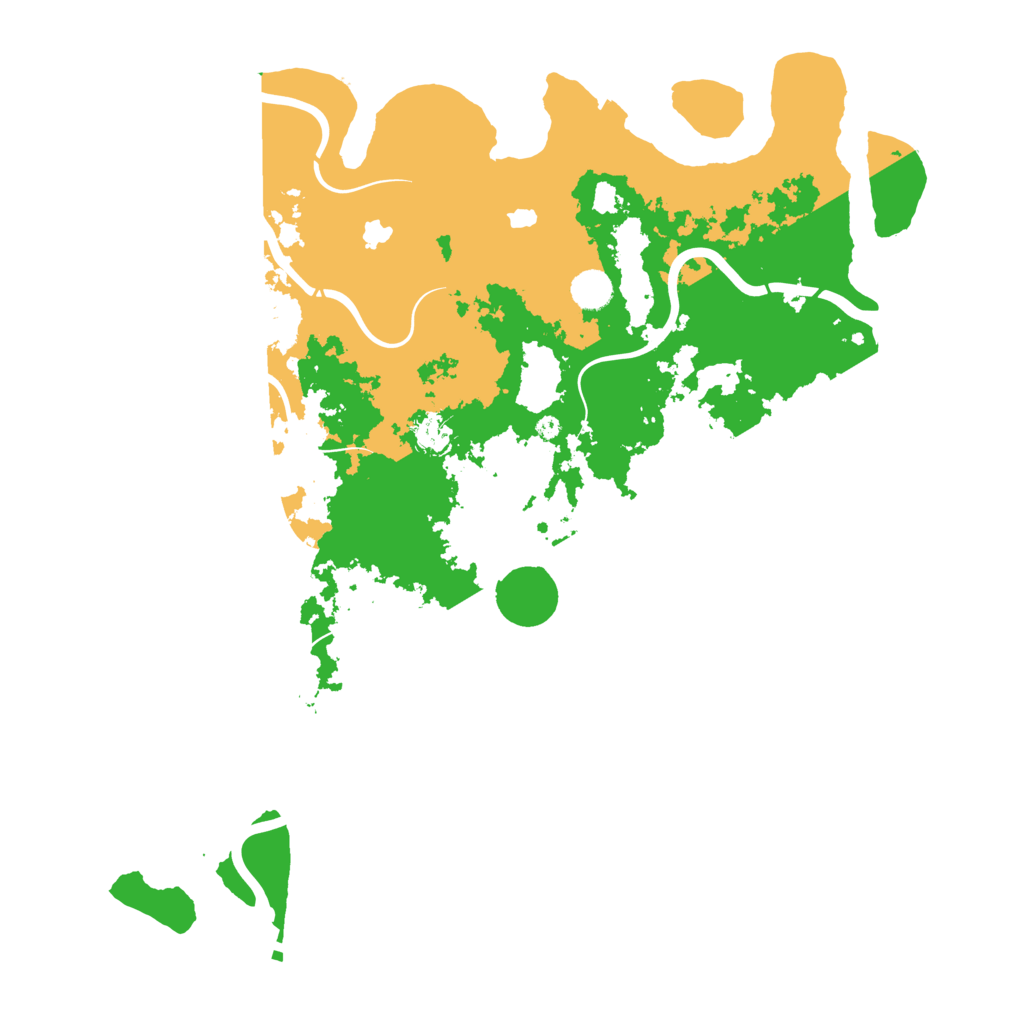Biome Rust Map: Procedural Map, Size: 4500, Seed: 84898242
