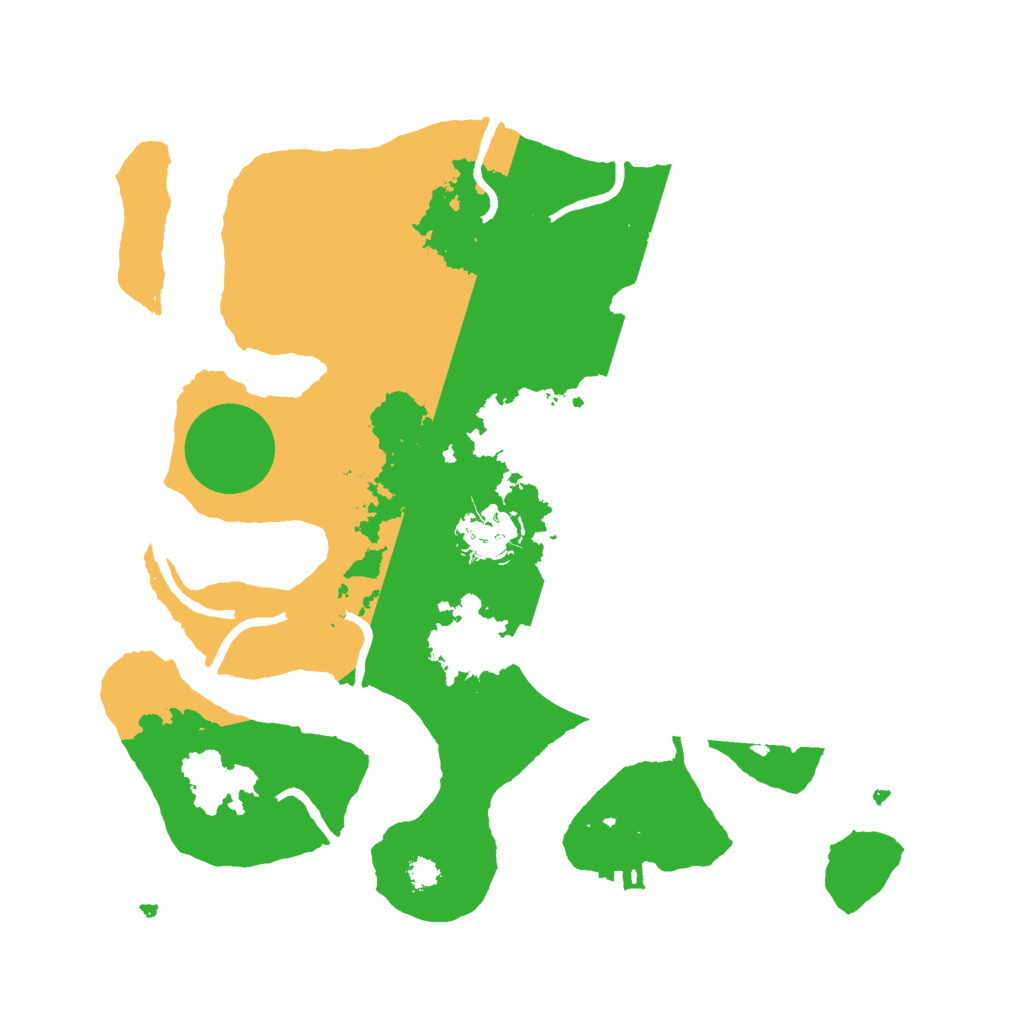 Biome Rust Map: Procedural Map, Size: 3000, Seed: 650943835