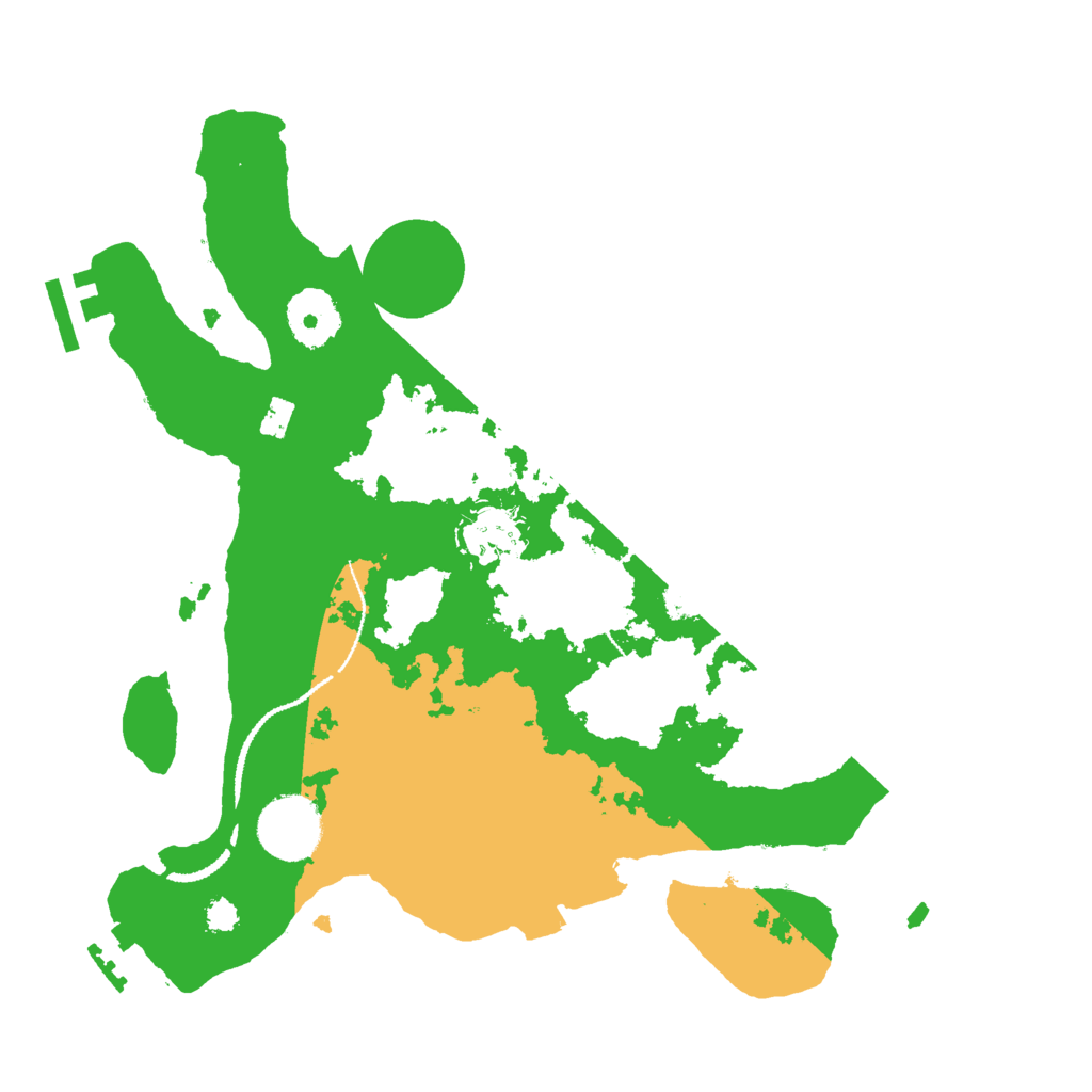 Biome Rust Map: Procedural Map, Size: 3000, Seed: 401935691