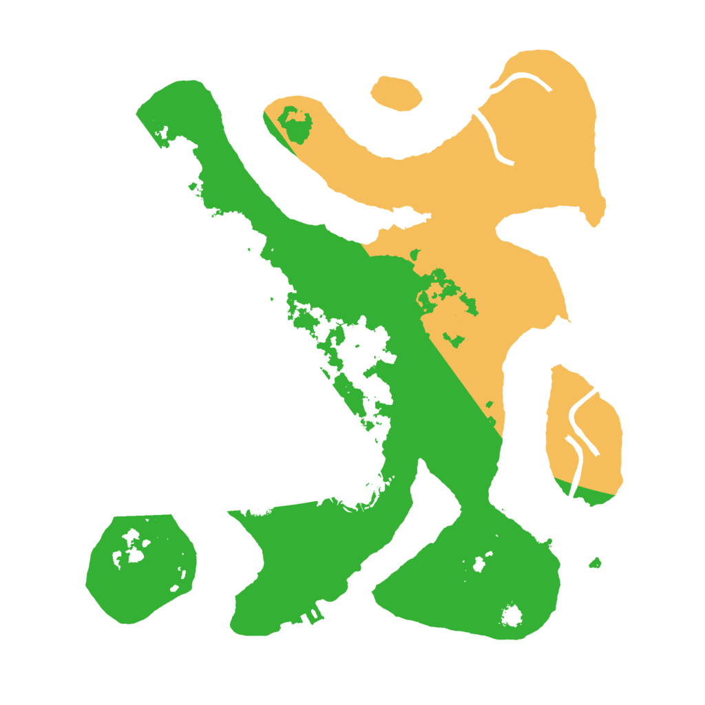 Biome Rust Map: Procedural Map, Size: 3000, Seed: 1264190703