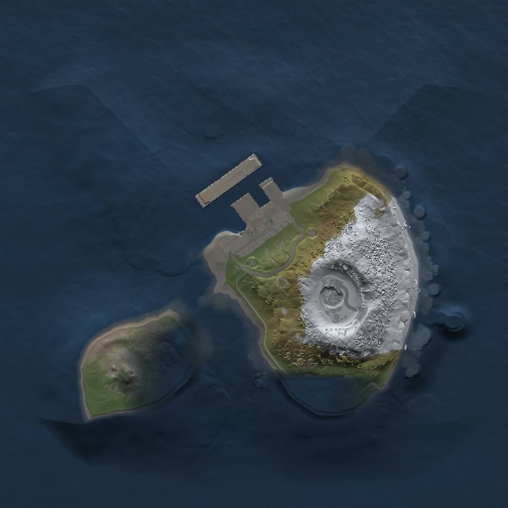 Rust Map: Procedural Map, Size: 1400, Seed: 9284046, 3 Monuments