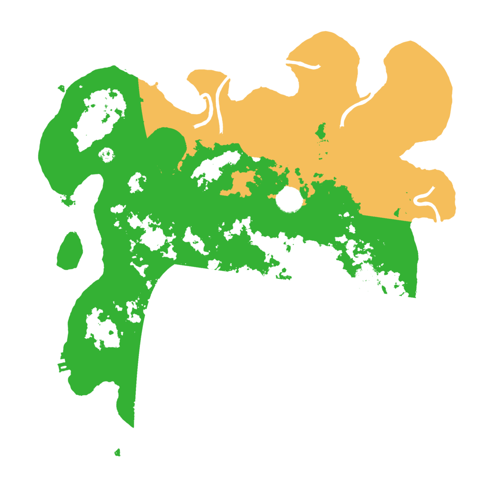 Biome Rust Map: Procedural Map, Size: 3500, Seed: 748186290