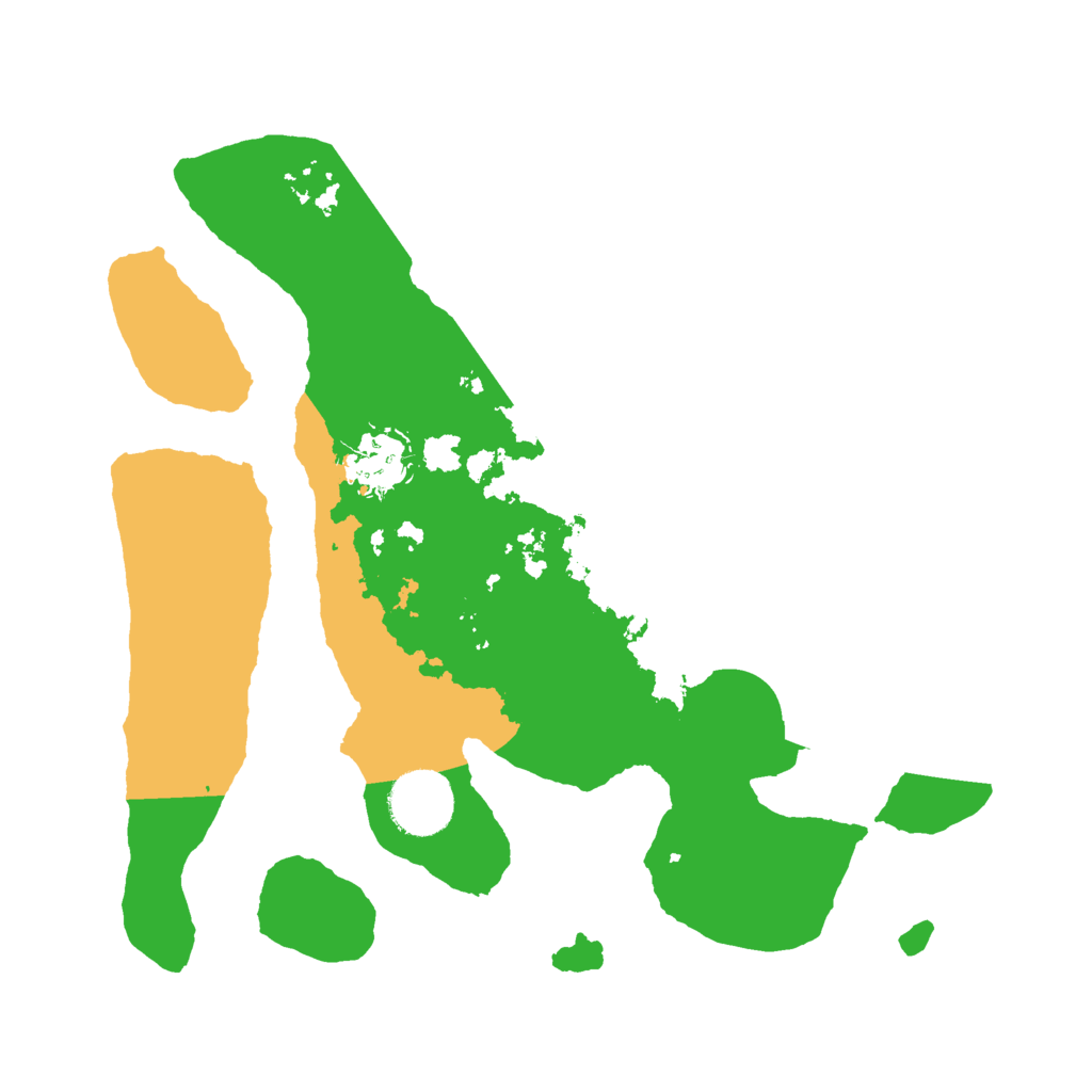 Biome Rust Map: Barren, Size: 3000, Seed: 1971149250